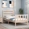 vidaXL Letto senza Materasso 90x190 cm in Legno Massello di Pino