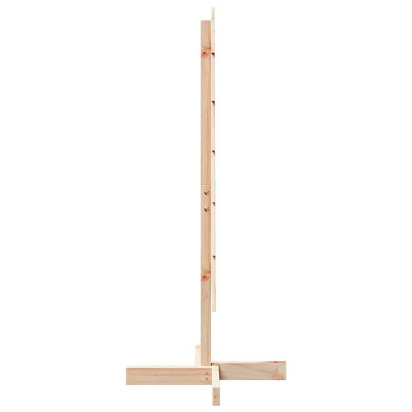 vidaXL Albero di Natale Decorativo in Legno 110 cm in Legno Massello