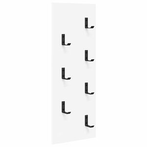 vidaXL Appendiabiti a muro Bianco 30 x 1,5 x 80 cm Legno multistrato