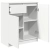 vidaXL Credenza con Cassetto Bianco 71x35x84 cm in Legno Multistrato