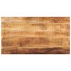 vidaXL Piano per Tavolo 110x70x2,5 cm Rettangolare Legno Mango Grezzo