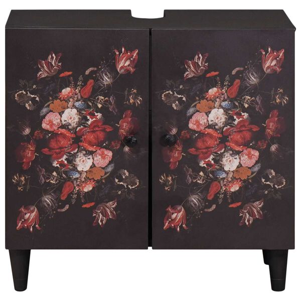 vidaXL Armadio sottolavello con porta Multicolore 62 x 33 x 58 cm