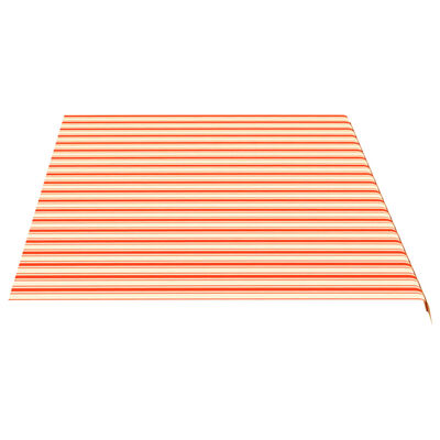 vidaXL Tessuto di Ricambio per Tenda da Sole Giallo e Arancio 5x3 m