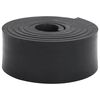 vidaXL Bordo in Gomma per Spazzaneve Nero 250x8x1 cm