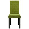 vidaXL Sedie da Pranzo 6pz Verde Chiaro in Velluto