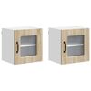 vidaXL Pannello lavastoviglie Kalmar 2 pcs Rovere Sonoma