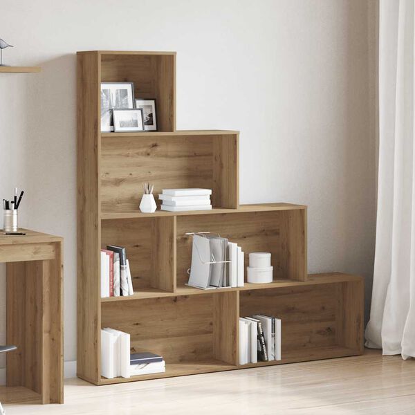 vidaXL Libreria Rovere Artigianale 157x24x160 cm Legno Multistrato