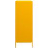 vidaXL Credenza Giallo Senape 68x39x101,5 cm in Acciaio