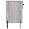 vidaXL Panca Porta Scarpe Grigio Sonoma 102x35x55 cm Legno Multistrato