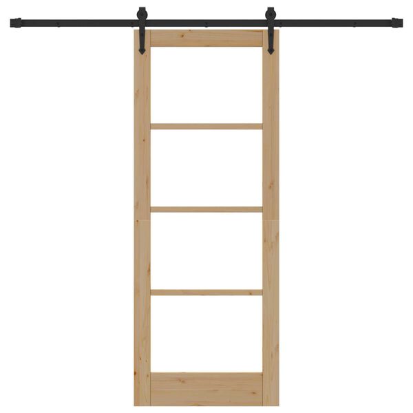 vidaXL Porta scorrevole ORKDAL Naturale 78 x 202 cm