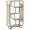 vidaXL Credenza Rovere Sonoma 80 x 37.5 x 144 cm Legno ingegnerizzato