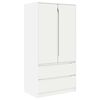 vidaXL Guardaroba Bianco 79,5 x 49 x 156 cm Legno ingegnerizzato