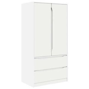 vidaXL Guardaroba Bianco 79,5 x 49 x 156 cm Legno ingegnerizzato