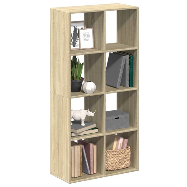 vidaXL Libreria Divisorio Rovere Sonoma 69,5x29x137,5 cm in Truciolato