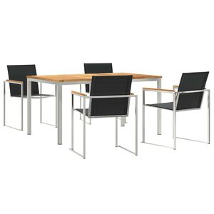 vidaXL Set da Pranzo per Giardino 5 pz