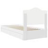 vidaXL Letto con Contenitore Bianco 75 x 190 cm Legno multistrato