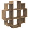 vidaXL Scaffale da parete Rovere Artigianale 90 x 25 x 90 cm