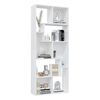 vidaXL Libreria Bianca 67x24x161 cm in Legno Multistrato
