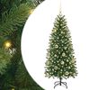 vidaXL Albero di Natale artificiale Verde 150 cm PE e PVC