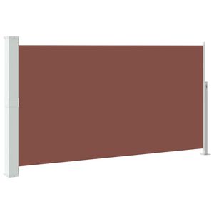 vidaXL Tenda Laterale Retrattile per Patio 170x300 cm Marrone
