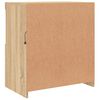 vidaXL Credenza con Luci LED Rovere Sonoma 60,5x37x67 cm