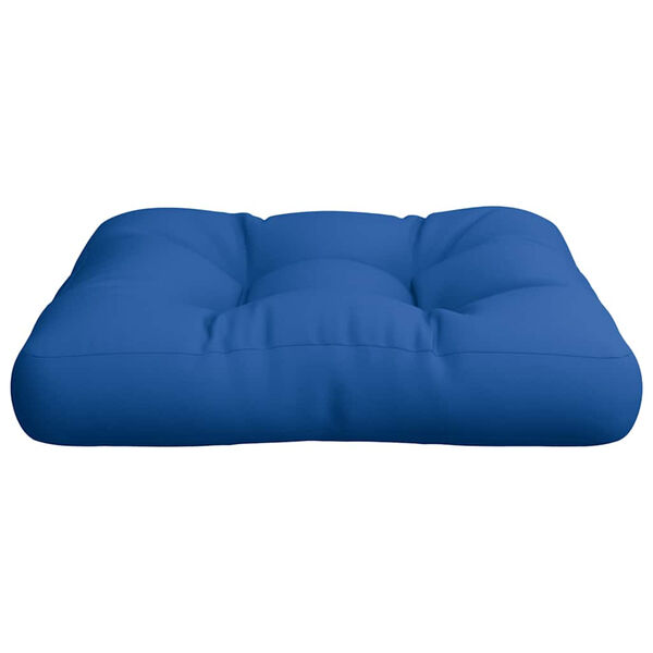 vidaXL Cuscino per Pallet Blu 58x58x10 cm in Tessuto