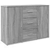 vidaXL Credenza Grigio Sonoma 90,5x29,5x65 cm in Truciolato