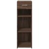 vidaXL Credenza Rovere Marrone 30x42,5x93 cm in Legno Multistrato