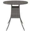 vidaXL Set Divani da Giardino 9 pz con Cuscini in Polyrattan Grigio