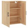 vidaXL Mobile a Parete Rovere Sonoma 69,5x34x90 cm Legno Multistrato