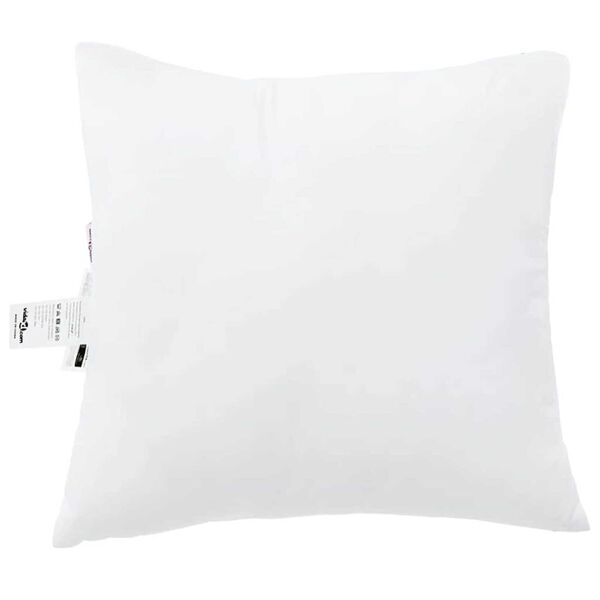 vidaXL Cuscino con cuscino 2 pcs Bianco 61 x 41 x 20 cm Poliestere