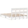 vidaXL Letto senza Materasso Bianco 140x200 cm Legno Massello di Pino