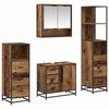 vidaXL Set di mobili per il bagno 4 pz Legno vecchio 65 x 33 x 60 cm