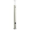 vidaXL Lampada a paletto con sensore e presa 110 cm Acciaio Inox IP44