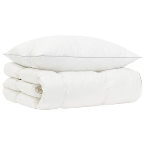 vidaXL Set di piumoni in piume d&rsquo;oca al 90% FULDA 2 pz 135 x 200 cm