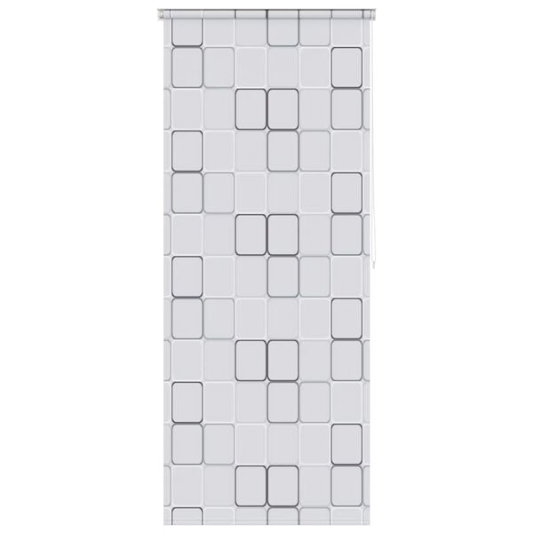 vidaXL Tenda a Rullo per Doccia 80x240 cm Quadrati