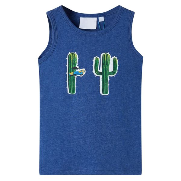 Canotta da Bambino Blu Scuro M&eacute;lange 116