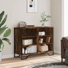 vidaXL Credenza Rovere Fumo 101x35,5x74,5 cm in Legno Multistrato