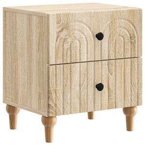 vidaXL Armadio da Notte con cassetto Rovere Sonoma 43 x 34,5 x 48 cm