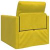 vidaXL Divano letto Giallo Scuro 74 x 77 x 81 cm Velluto