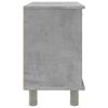vidaXL Mobile da Bagno Grigio Cemento 60x32x53,5 cm Legno Multistrato
