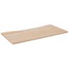 vidaXL Piano Scrivania 100x60x2,5 cm in Legno Massello di Pino