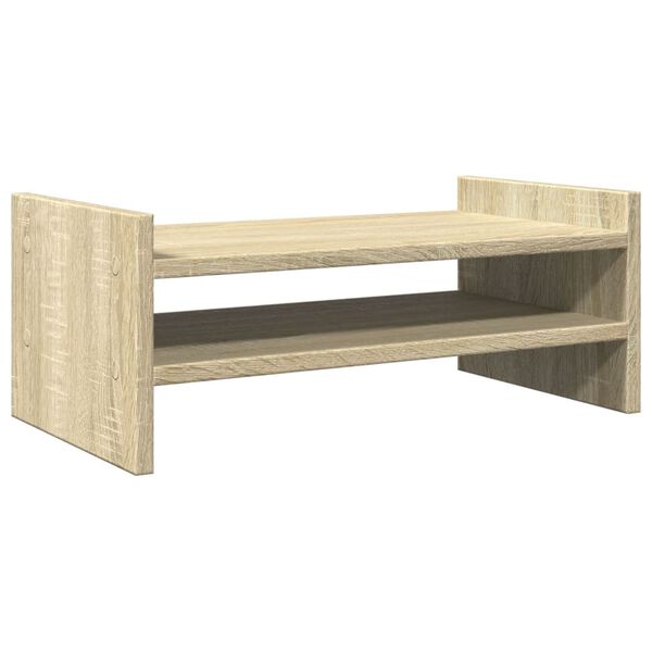 vidaXL Supporto per Monitor Rovere Sonoma 50x27x20 cm in Truciolato