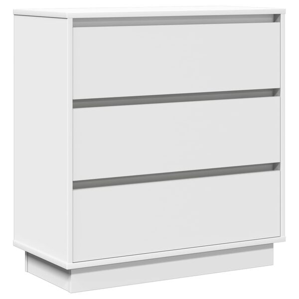 vidaXL Armadio da Notte Bianco 71 x 34,5 x 75 cm Legno multistrato