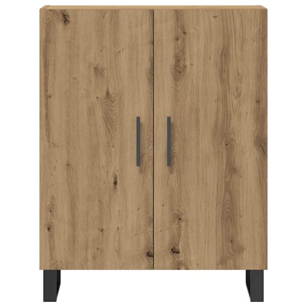 vidaXL Credenza Rovere Artigianale 69,5x34x90 cm in Legno Multistrato