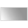 vidaXL Specchio da bagno LED Trasparente 80 x 40 cm vetro temperato