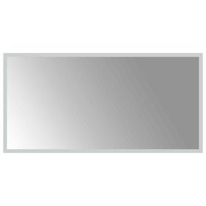 vidaXL Specchio da bagno LED Trasparente 80 x 40 cm vetro temperato
