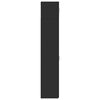 vidaXL Mobile Sottile Nero 40x42,5x225 cm in Truciolato