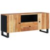 vidaXL Mobile TV 105x33,5x46cm Legno Massello Acacia Legno Multistrato