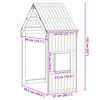 vidaXL Tetto per Letto Bambini 55x84x132 cm in Legno Massello di Pino